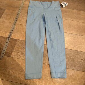 ATHLETA GIRLS BLUE SIZE 16 XXL NATURAL PLAY STASH TIGHT LEGGINGS NEW